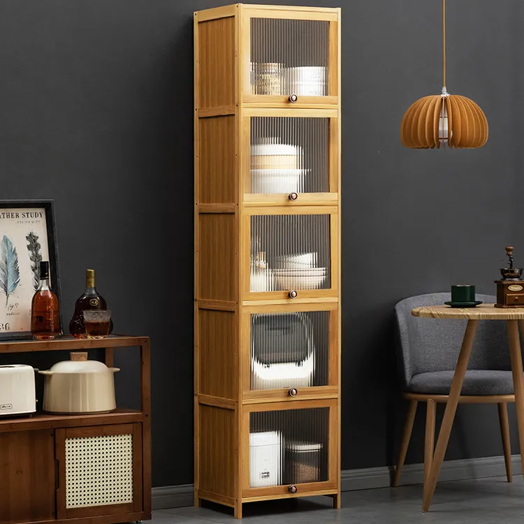 夹缝餐边柜子储物柜厨房橱柜置物架茶水边柜客厅靠墙酒柜家用立柜