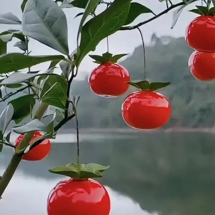 金弹子嫁接杨家院子中国红血红亮果带盆包邮