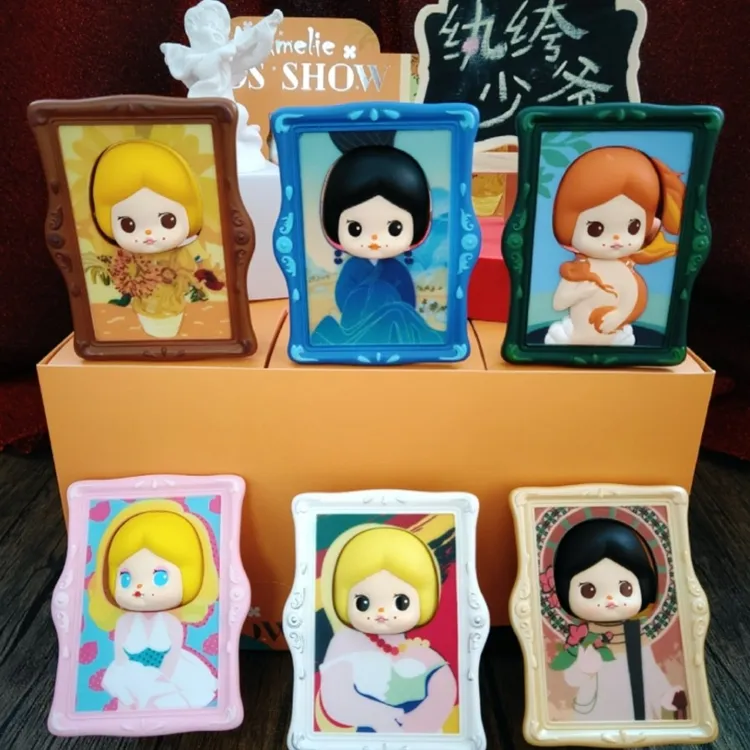 【开盒不退不H】Amelie名画COS秀系列盲盒惊喜手办桌面摆件礼