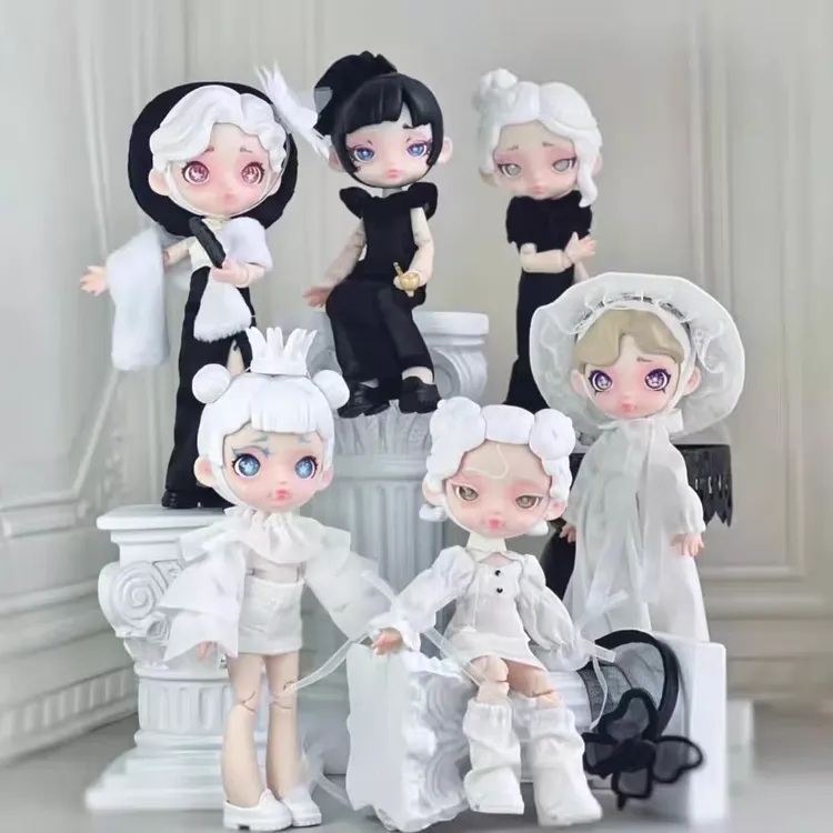 【开盒不退不H】劳拉LAURA黑白光谱系列盲盒BJD手办可动人偶公仔