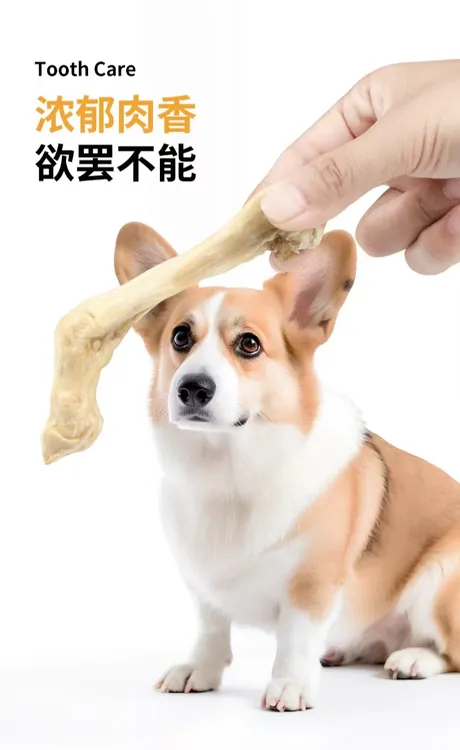 狗啃磨牙棒奶香羊蹄狗狗磨牙洁齿骨耐咬训犬奖励狗狗零食