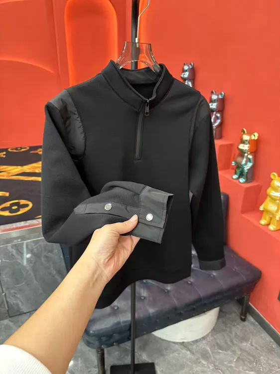 男士休闲新款时尚欧货加绒加厚卫衣