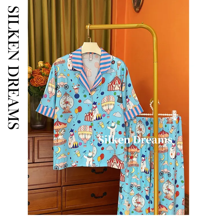 【梦幻岛｜彼得潘】夏季可爱休闲舒适可外穿薄款睡衣家居服套装