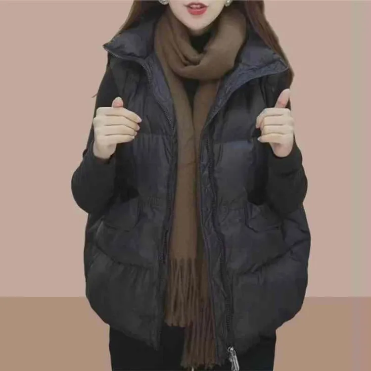 棉服马甲外搭女款2025秋冬季新款马夹女式背心外穿洋气时髦爆款