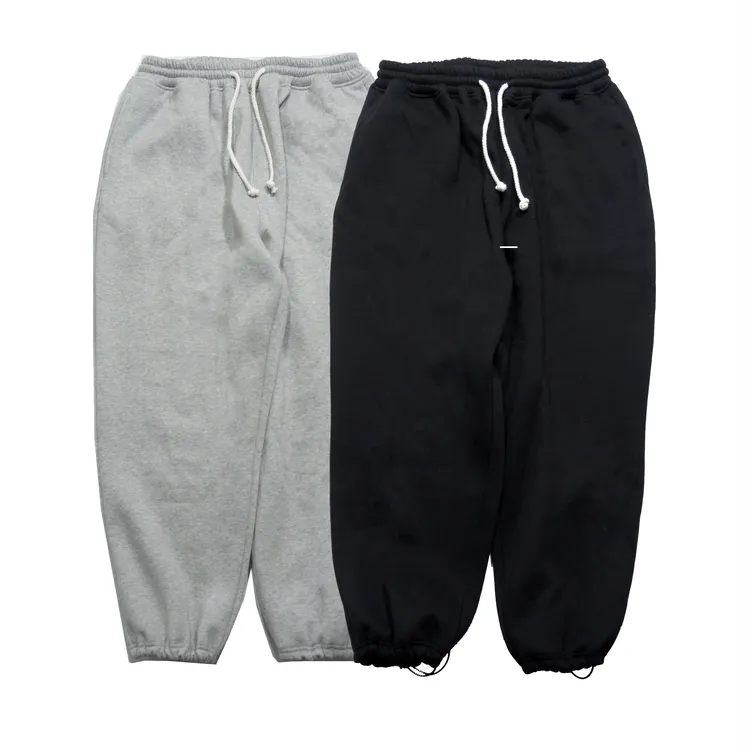 RADIUM春秋宽松韩版日系机能加绒加厚束脚针织运动抽绳卫裤男装潮