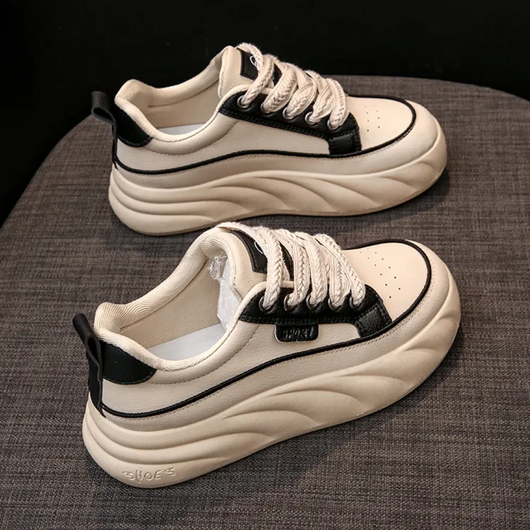 2025年新款春秋季小白鞋韩版ins女学生厚底时尚运动百搭休闲板鞋