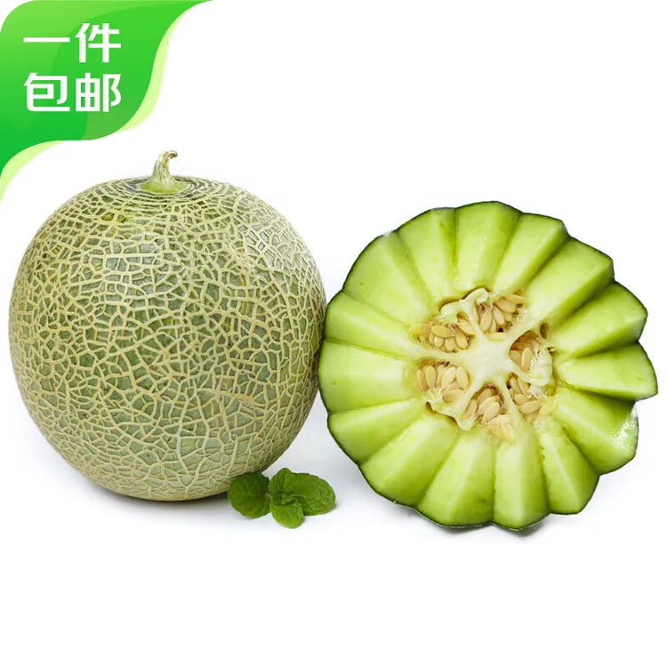 海南哈密瓜玫珑蜜瓜当季新鲜水果冰淇淋网纹瓜新疆吐鲁番哈蜜瓜