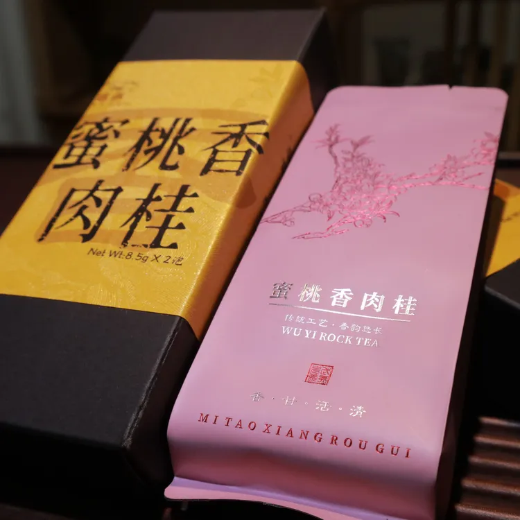 【严选好茶·蜜桃香肉桂】武夷岩茶蜜桃香桂皮果香肉桂传统工艺碳焙