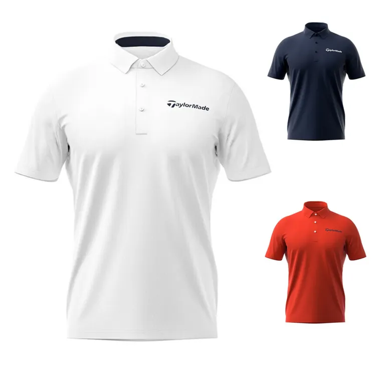 夏款高尔夫男装短袖polo衫休闲时尚宽松透气吸湿排汗速干运动球衣