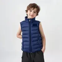 冬季男女童羽绒马甲保暖轻便简约马甲 LS02款