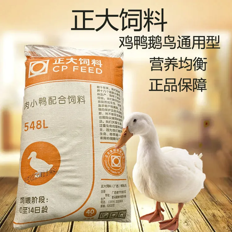 正大牌小鸭饲料养鸭专用颗粒料钓罗非鱼打窝小鸭开口料柯尔鸭整包