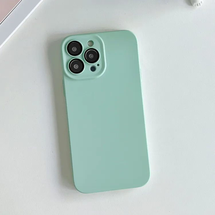 适用苹果14promax手机壳带镜头膜全包防摔液态肤感iPhone13软