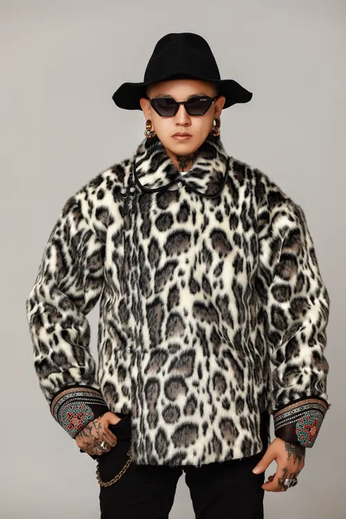 塔鸡卡【美洲豹】蒙古元素男女同款冬季夹克