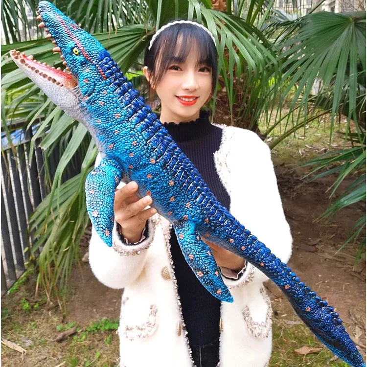 苍沧龙模型仿真动物恐龙玩具侏罗纪白垩纪男孩礼物海洋大号鲨鳄鱼