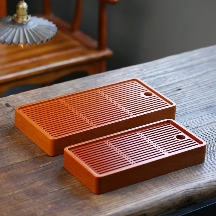 小号储水式电木茶盘德国进口高端家用盛水干泡台一人蓄水沥水茶台