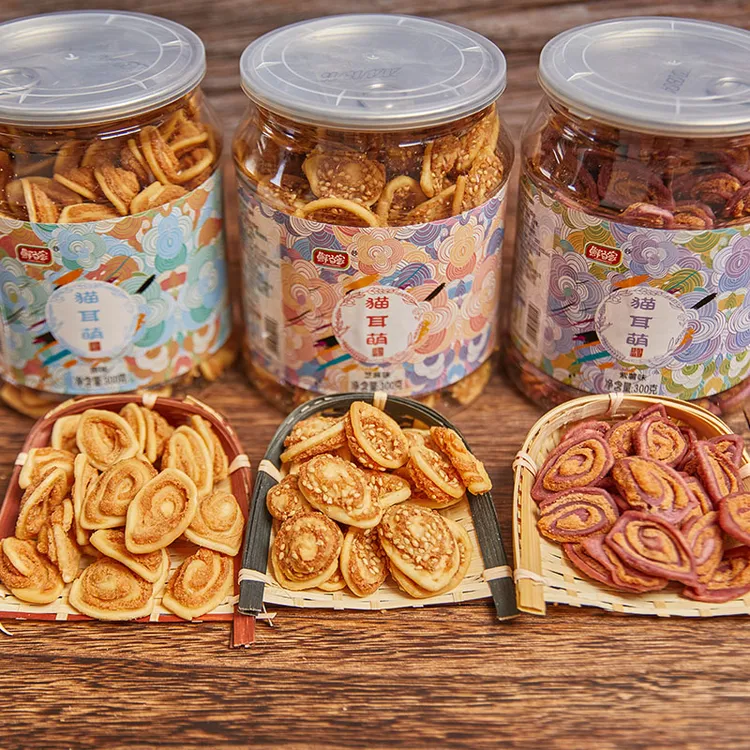 鲜当家猫耳朵解馋休闲网红猫耳酥儿时怀旧味道食品饼干宝藏零食