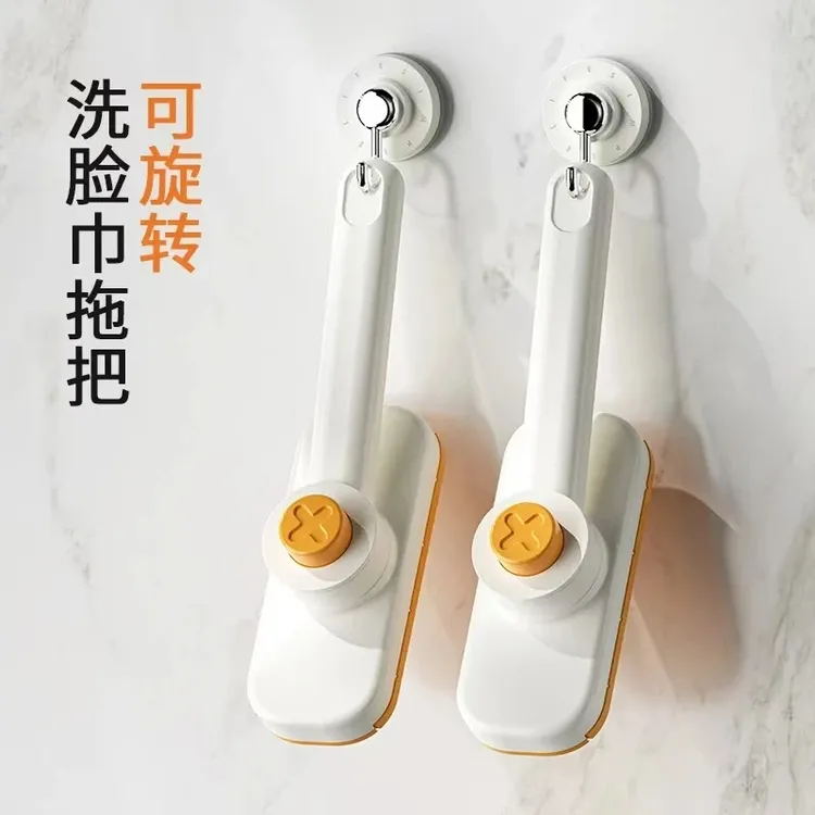 可旋转洗脸巾拖把家用客厅免手洗小拖把台面干湿两用除尘拖布wzc