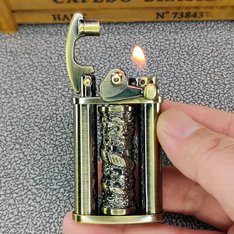 包邮正品摇臂打火机点火煤油打火机老式高档创意个性复古打火机
