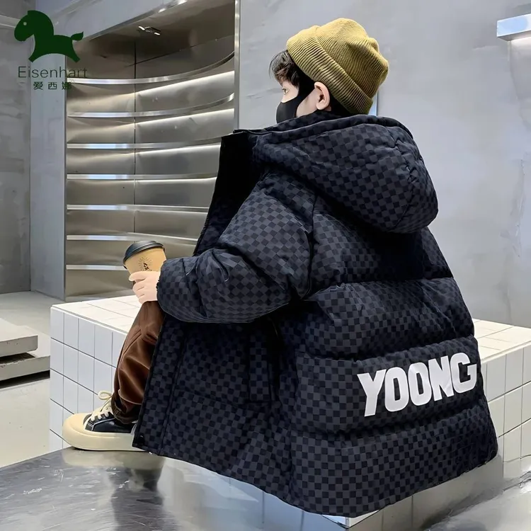 巴拉巴拉男童秋冬装棉服加厚24新款中大童冬季男孩外套儿童棉衣