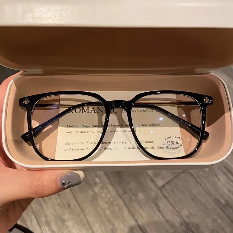 慕川大框小红书素颜ins显瘦防蓝光眼镜男女可配近视有度数眼睛架