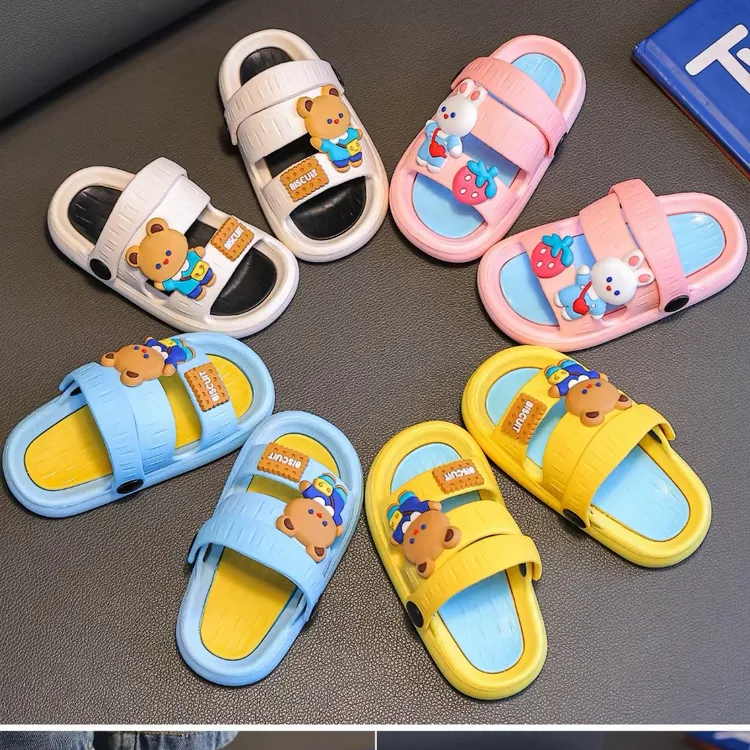 夏季软底外穿防滑两用卖萌宝宝小童儿童可爱卡通防滑耐磨鞋拖凉鞋