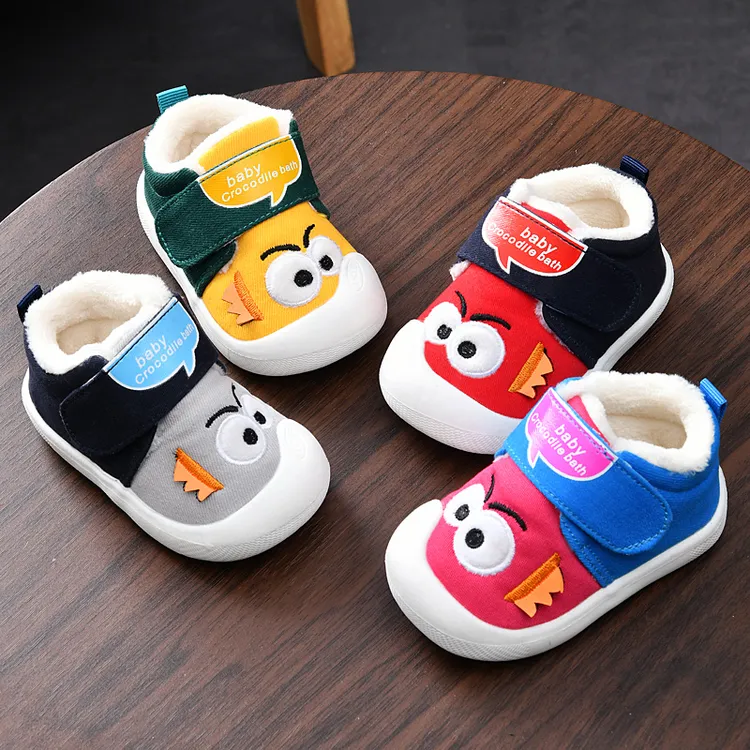 宝宝棉鞋男0一1-3岁2婴儿鞋冬加绒软底女童加厚保暖学步宝宝鞋子