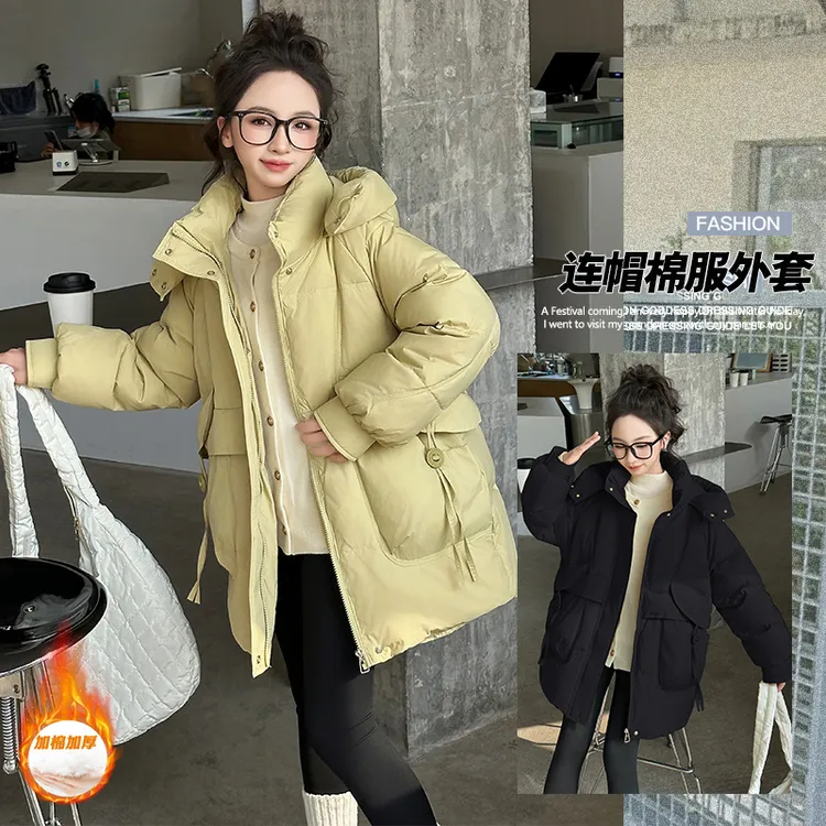 （冬款外套）女童棉衣冬款外套加棉2025新款秋装网红中大童儿童装