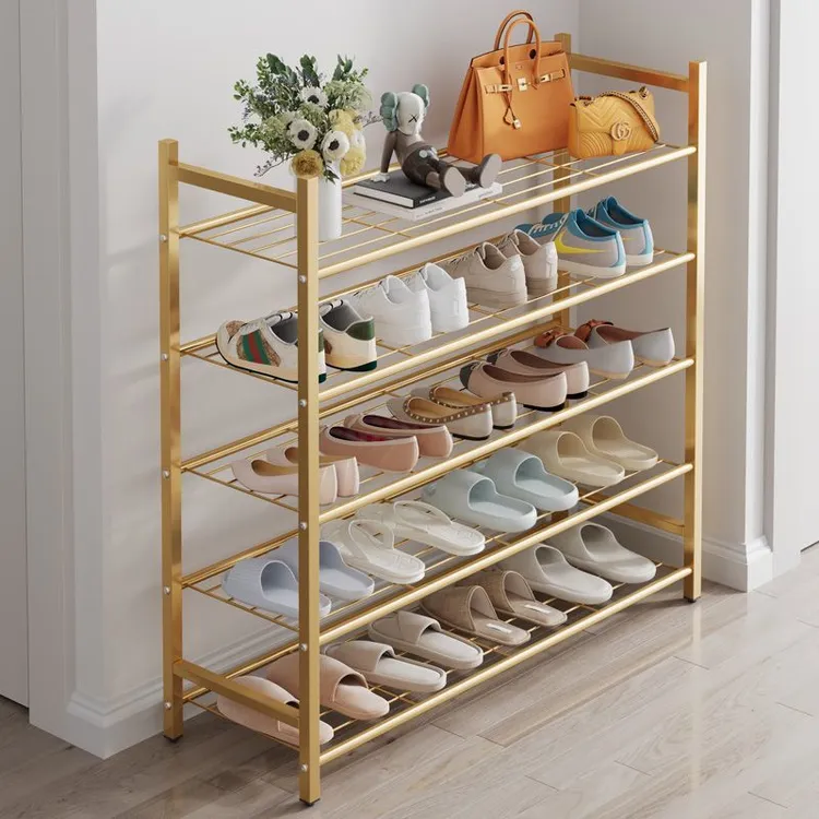 架子安装鞋架门口家用经济型多层收纳出租房置物架宿舍简易鞋柜