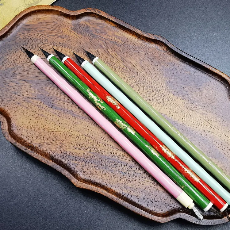 【长乐书斋】玥瑶——小黑尖紫毫 出锋1.8 口径0.55 毛笔新手耐磨