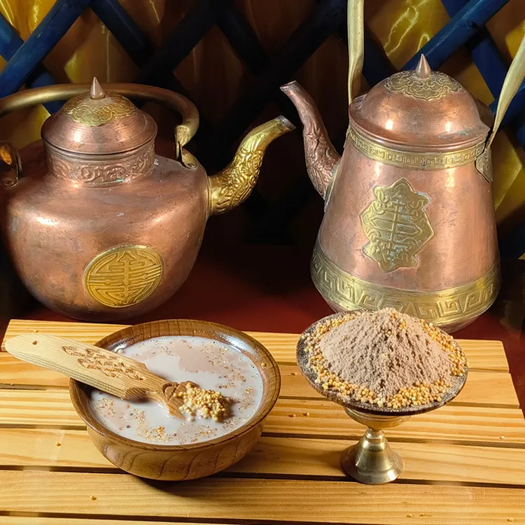 内蒙古特产牛乳奶茶不含植脂末原味炒米味冲饮奶茶饮料独立小包装