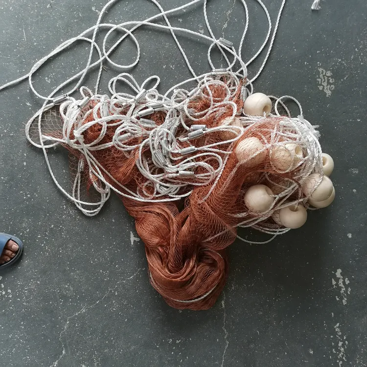 可定制轮胎线拉网棕色黄色清塘网拦鱼网