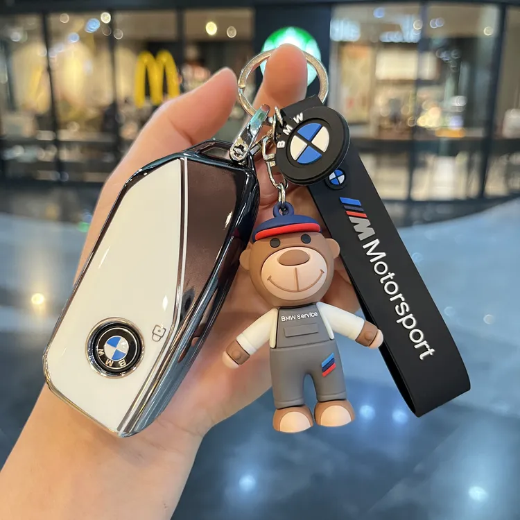 24-25款宝马钥匙套X5系X1系X3系7系iX1/X6/X2/i5/X7/i7车扣壳男女