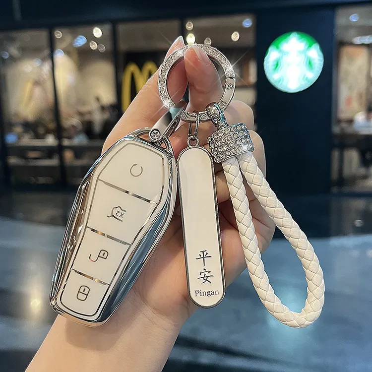 比亚迪钥匙套汉秦PLUS元宋plus秦L海豹海鸥唐车专用扣壳包男女款