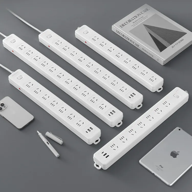 过载保护鱼缸PDU机柜插排长线多孔插位USB插线板办公家用酒吧插座