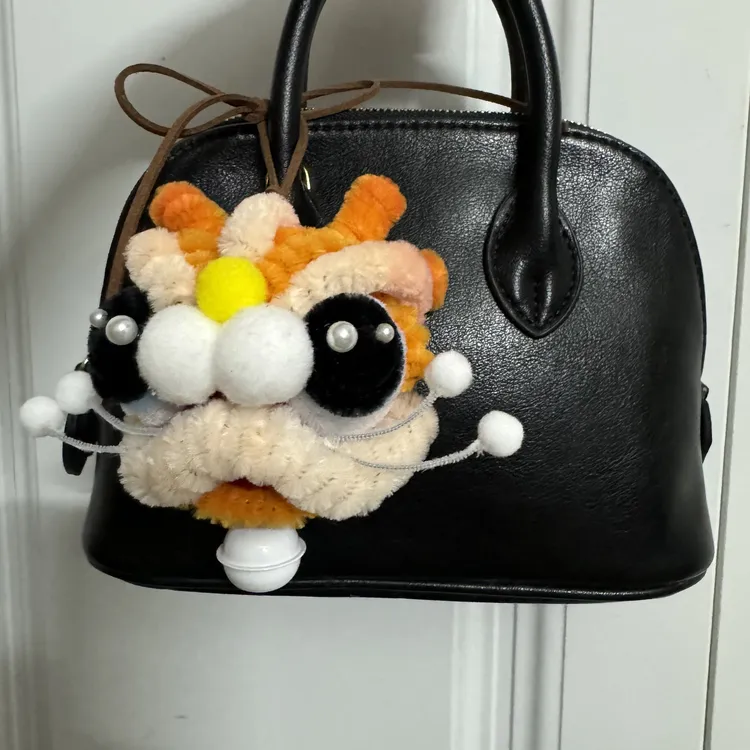 橙色醒狮扭扭棒材料包