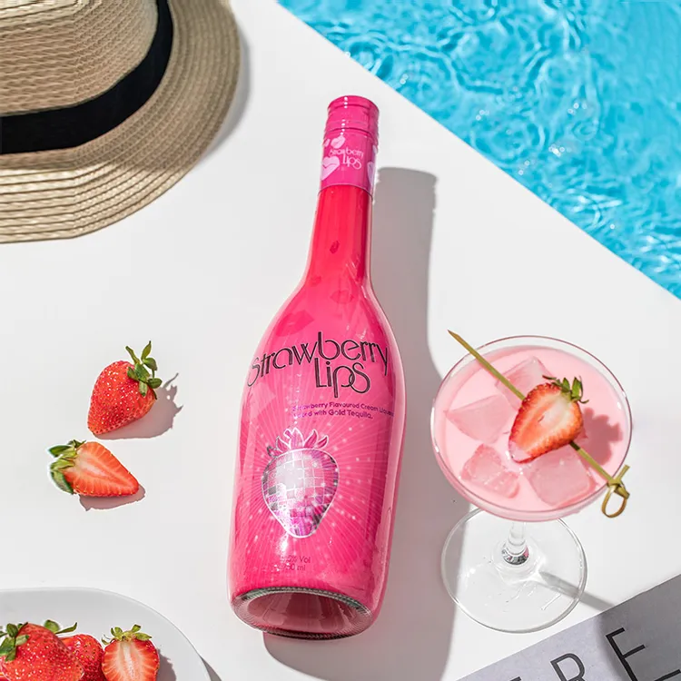 草莓奶油利口酒女士力娇酒洋酒女生微醺甜酒原瓶进口百利甜