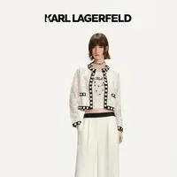 【丽公主专属】KARLLAGERFELD夏季新款针织开衫241L2049