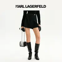 【丽公主专属】KARLLAGERFELD秋新款缎面裙裤K26E1004