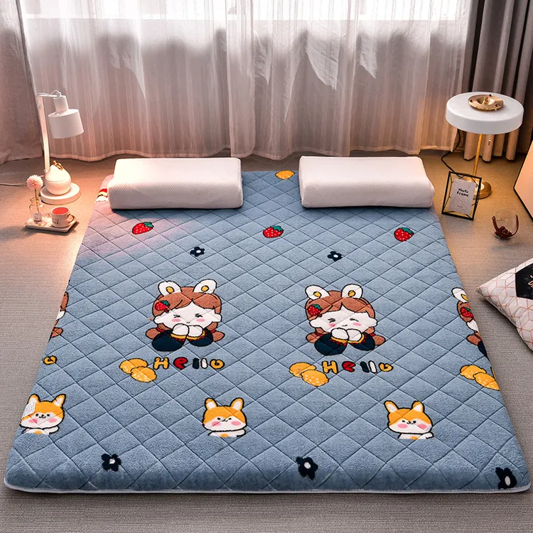 加厚睡垫可折叠家用床垫子防潮榻榻米地铺神器宿舍卧室床铺垫子