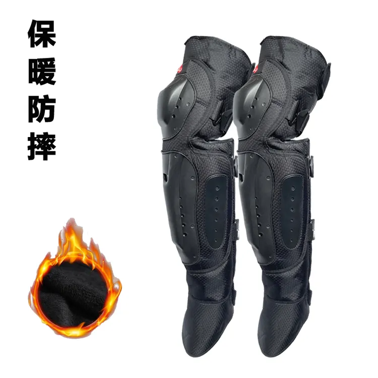 摩托车防冻冬季挡风电动车骑行防风防摔加绒新款护膝四季通用