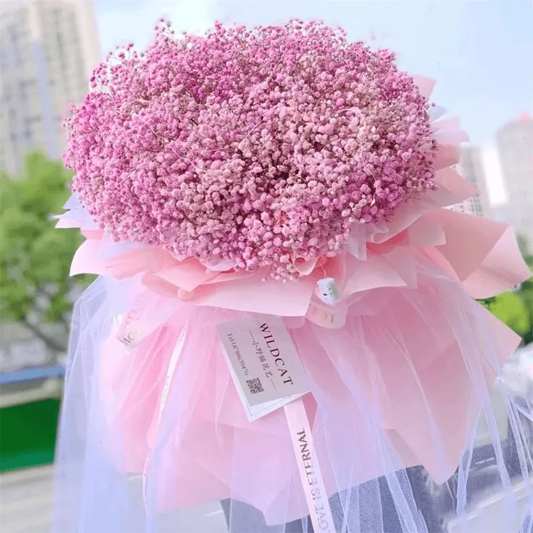 鲜花超大束满天星花束毕业新鲜花速递送闺蜜老婆女友生日情人节