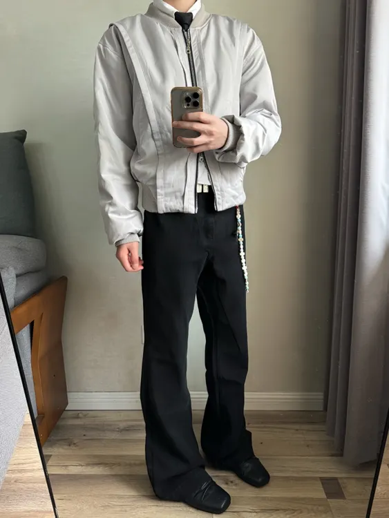 『THOG25』［031同款］丁香结   一件过冬！巨人解构弧形夹克秋冬棉服