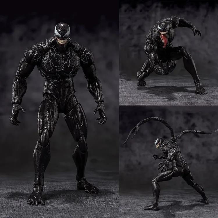 SHF毒液3手办超可动玩具漫威红色屠sa埃迪超凡蜘蛛侠反英雄Venom