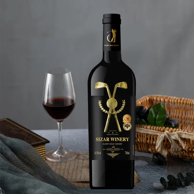 【酒庄直供】荣耀金奖干红葡萄酒 750ML（无礼盒）W