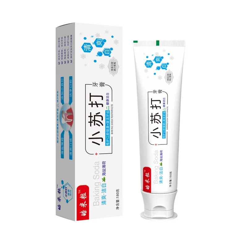 商超品质（4支720克）皓米粒小苏打海盐薄荷牙膏180克/支