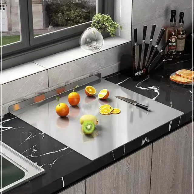 不锈钢菜板案板厨房揉面板抗菌防霉砧板擀面板