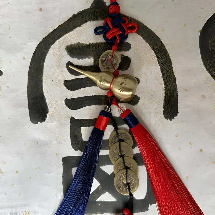 九华山葫芦流苏挂件