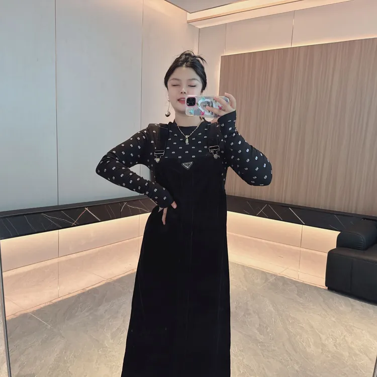 「鞠环环150斤显瘦穿搭推荐」条龙立体时尚百搭收腰显瘦背带裙