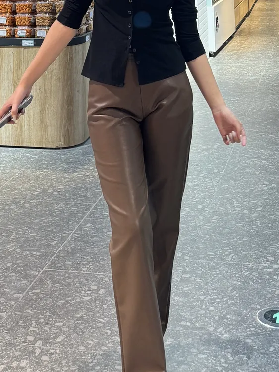 Subinur zara 同款皮裤 02