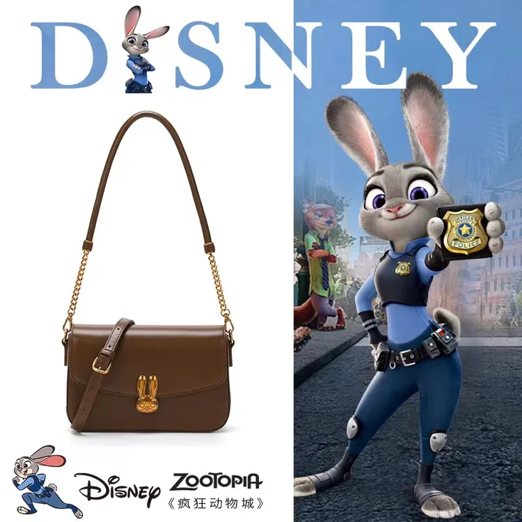 Disney/迪士尼【JUDY RABBIT朱迪探长】时尚气质百搭单肩斜挎腋下包